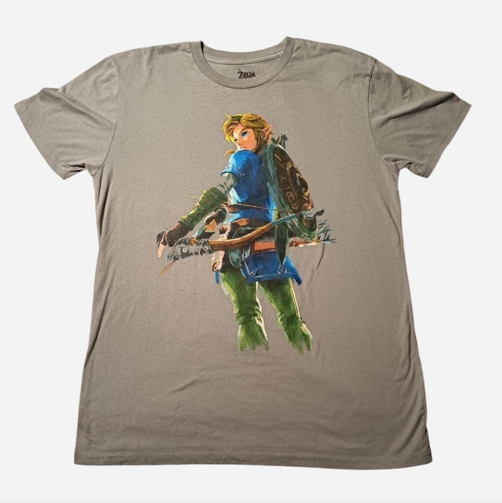 2017 Nintendo The Legend of Zelda Breath of the Wild Link  T-shirt